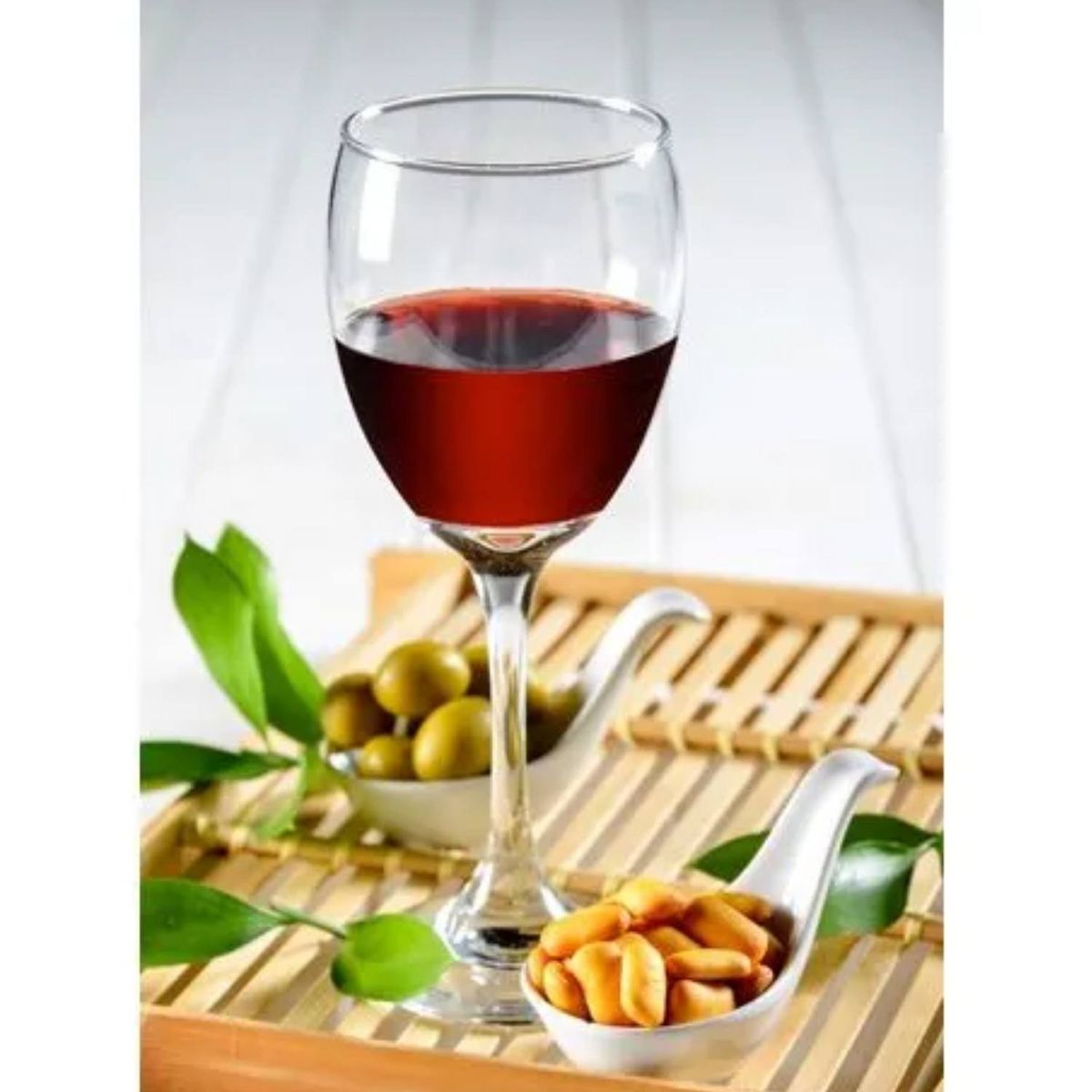 CRISTAR - Copa de Vidrio Versalles Cristar 240 Ml 6 Piezas