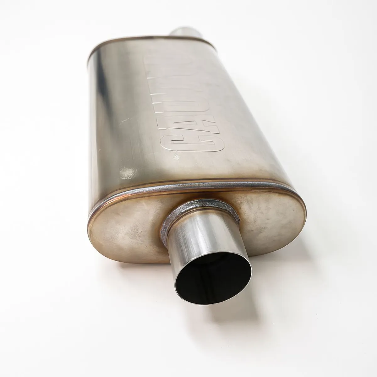 GENERICO - Resonador Muffler Cautivo 2” Acero Inoxidable