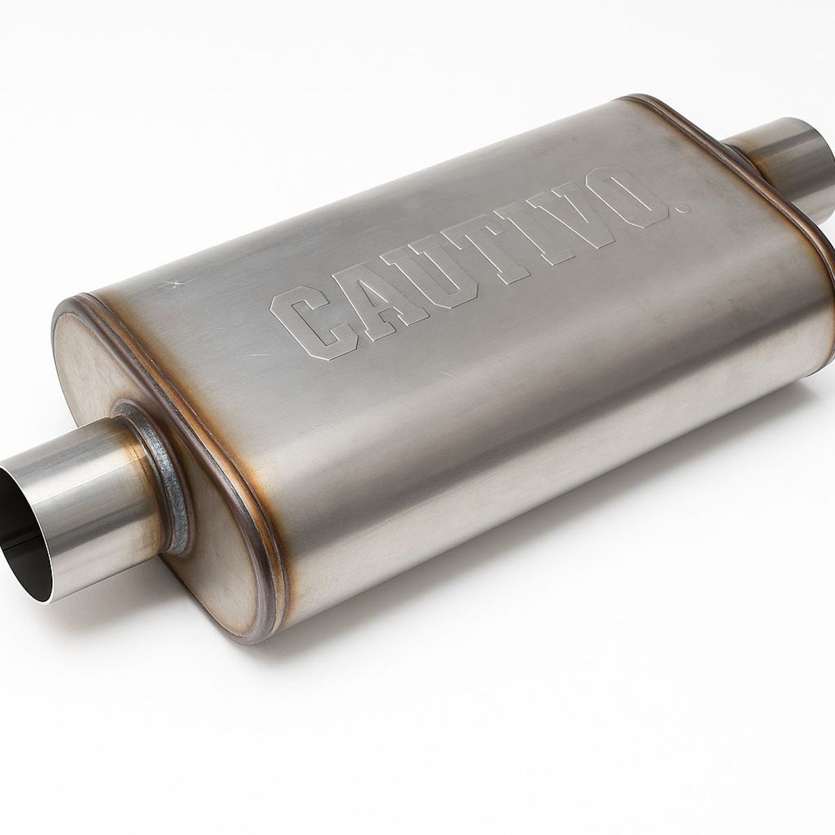 GENERICO - Resonador Muffler Cautivo 2 1/4” Acero Inoxidable