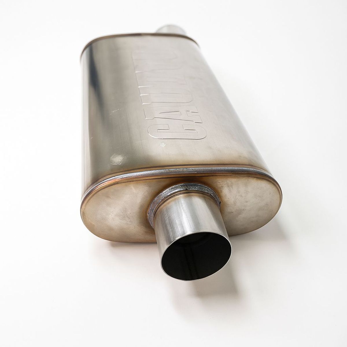 GENERICO - Resonador Muffler Cautivo 2 1/4” Acero Inoxidable