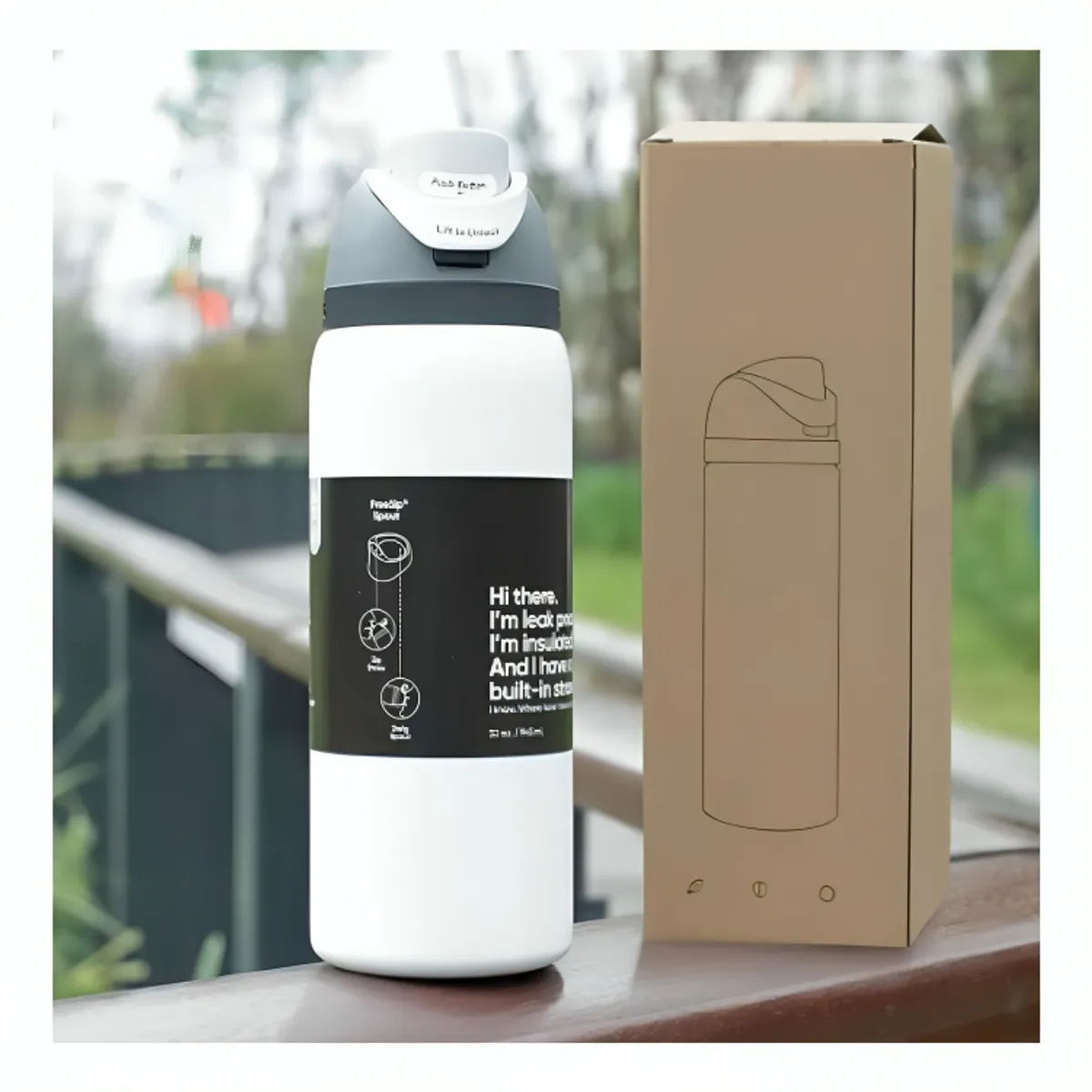 GENERICO - Termo Tomatodo Hermético de Acero Inoxidable de 950 ml