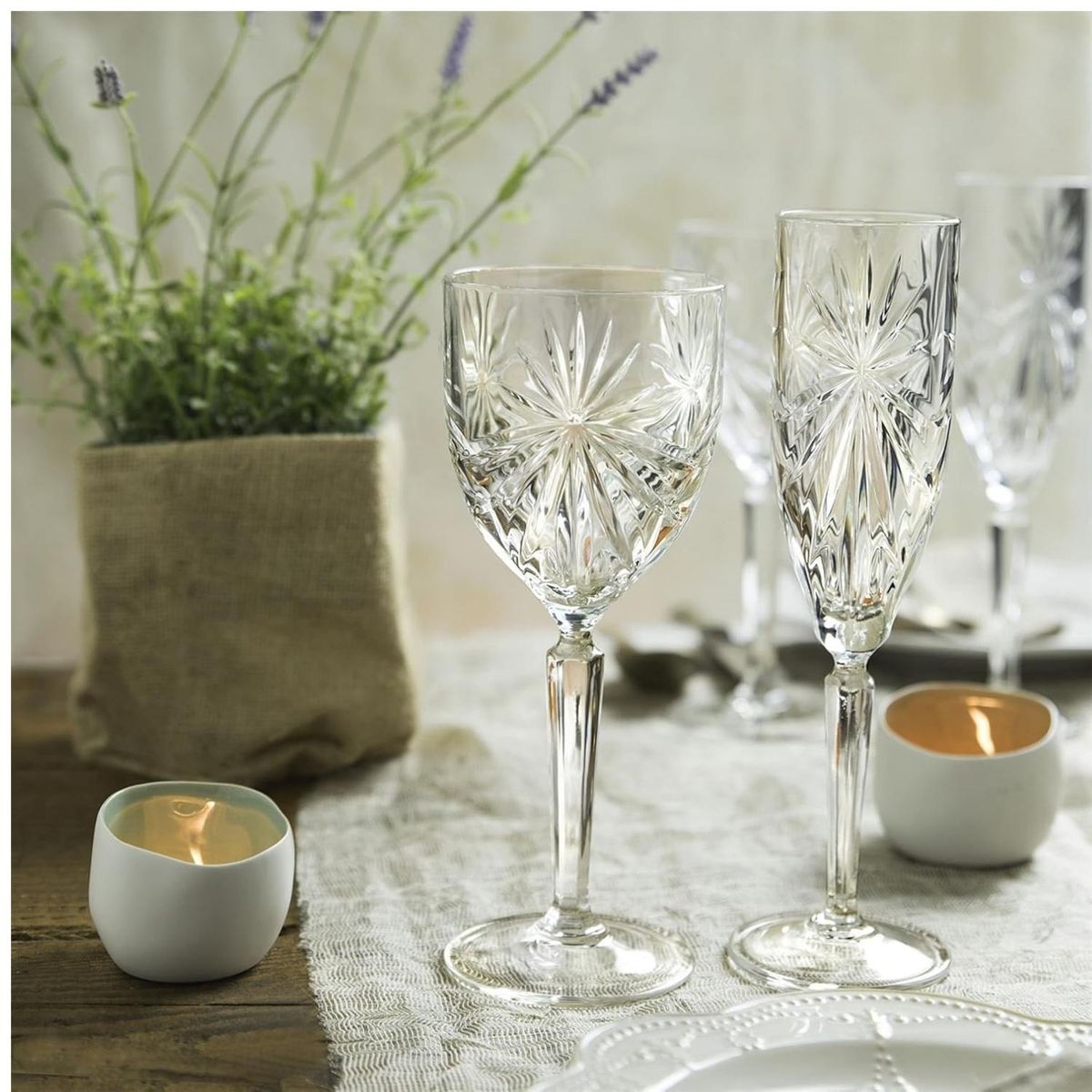 RCR  ITALIA - Copas de Cristal Oasis 3 Vino RCR 230 ml 6 Piezas