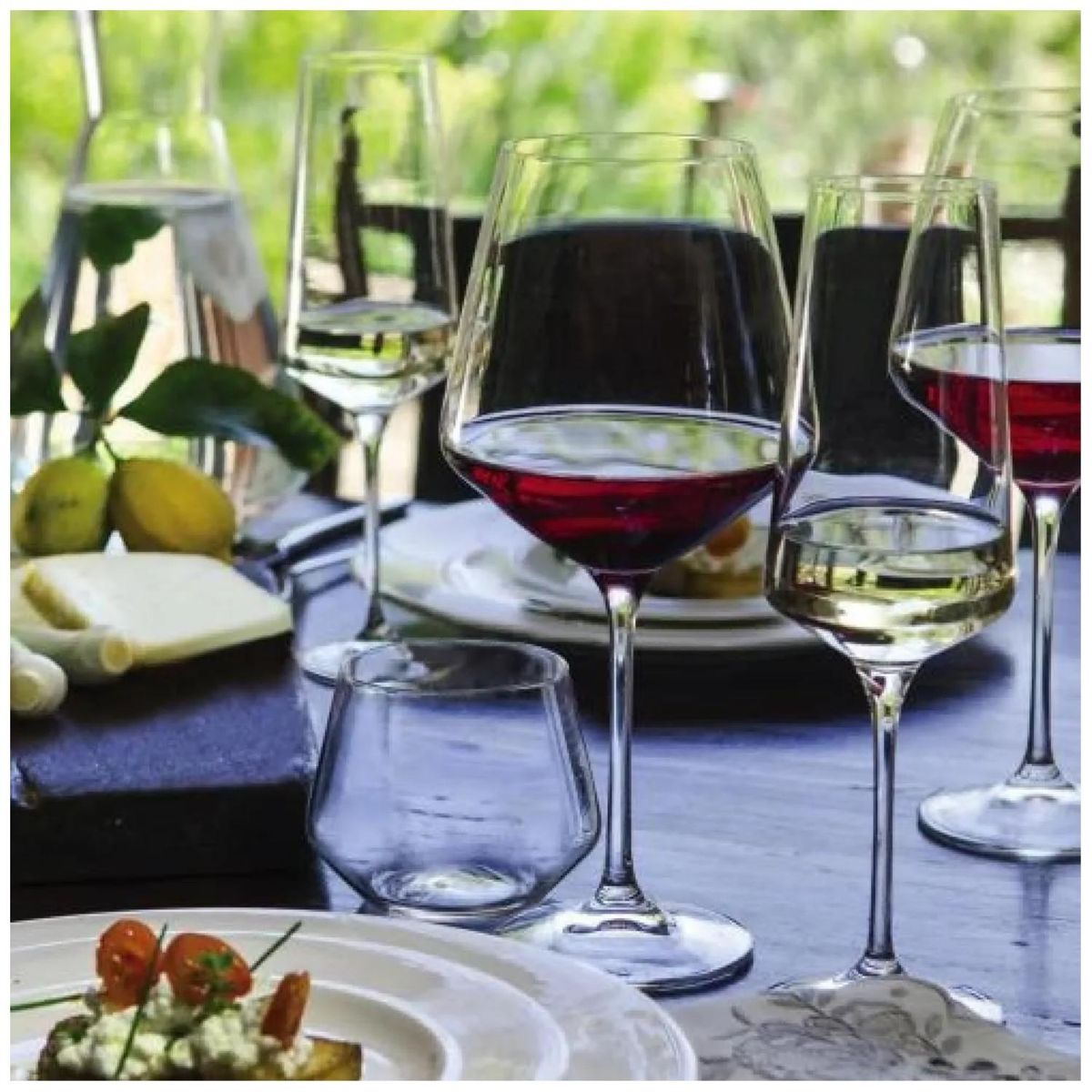 RCR  ITALIA - Copas de Cristal Aria Flauta RCR 360 ml 6 Piezas