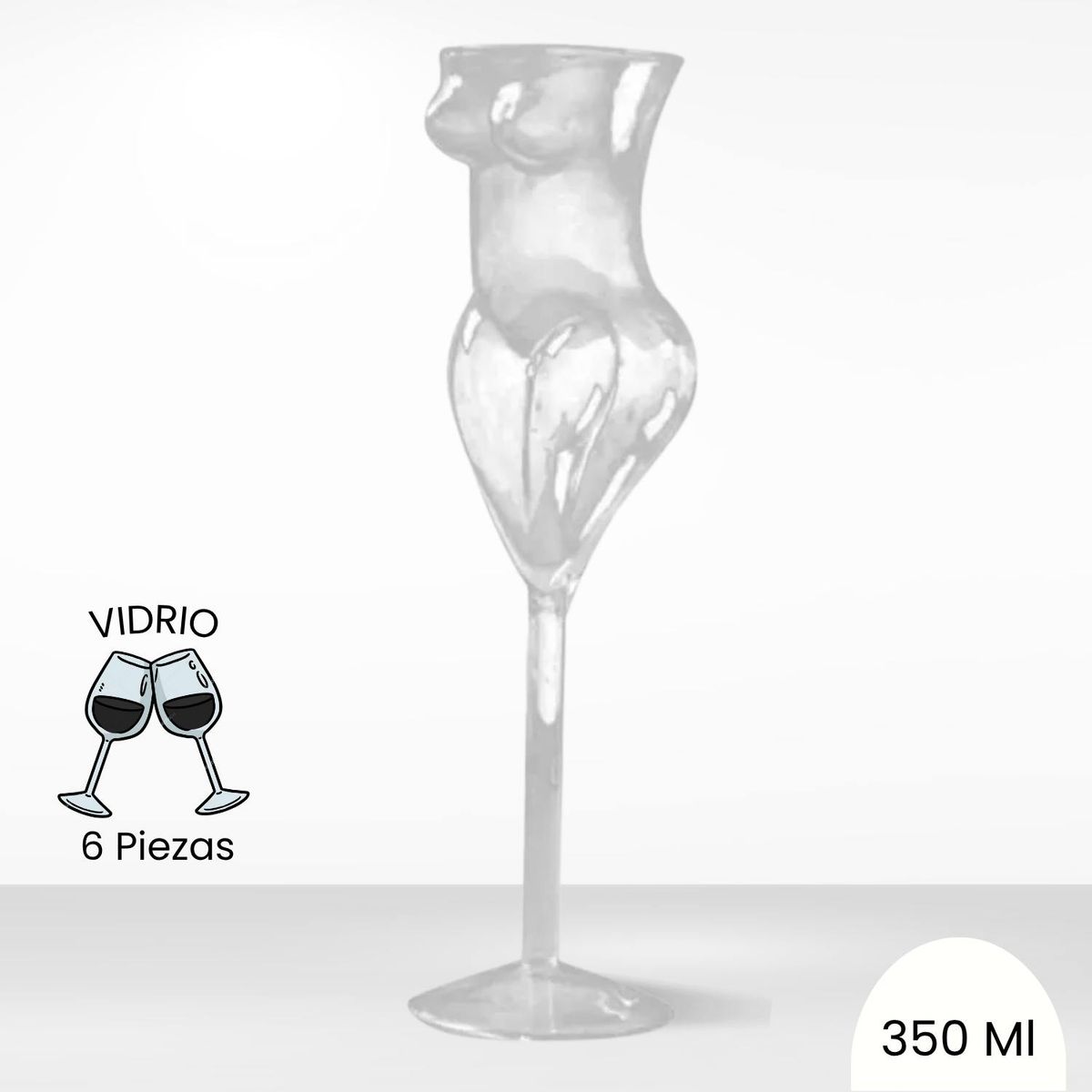 ICHIMATSU - Copa de Vidrio Creativ Silueta 220 Ml