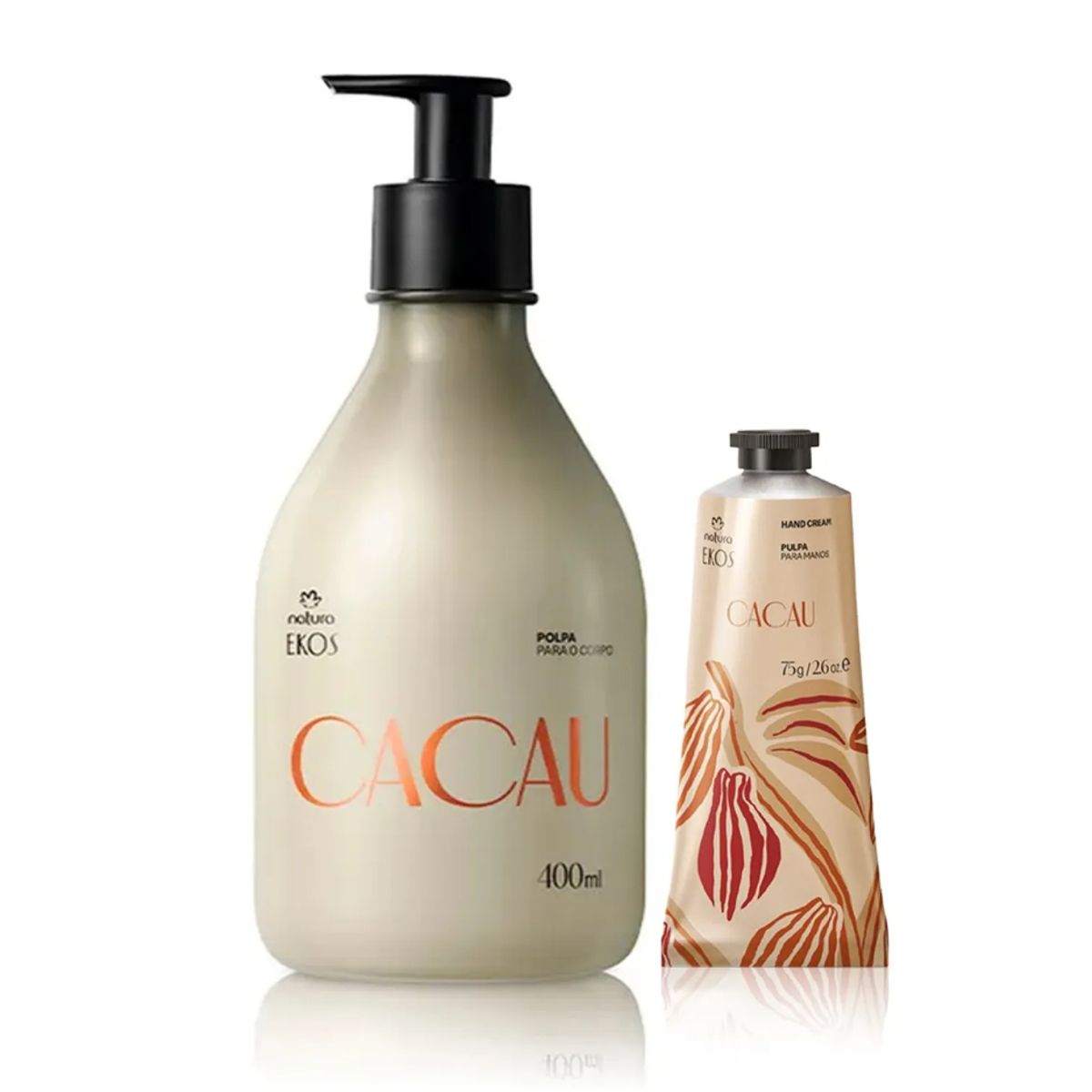 NATURA - Ekos Cacau Pulpa de mano 75g + Crema corporal 400 ml - Natura