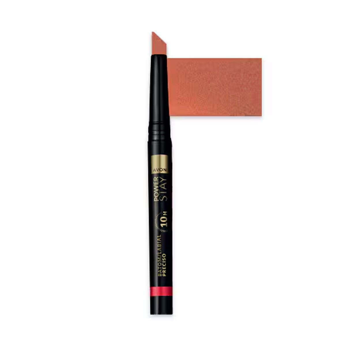 AVON - Power Stay Labial Mate Preciso 10h BRONZE CHAMPION
