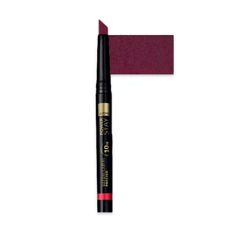 AVON - Power Stay Labial Mate Preciso 10h GARNET GLORY