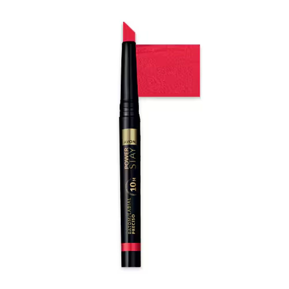 AVON - Power Stay Labial Mate Preciso 10h CRIMSON LEGACY