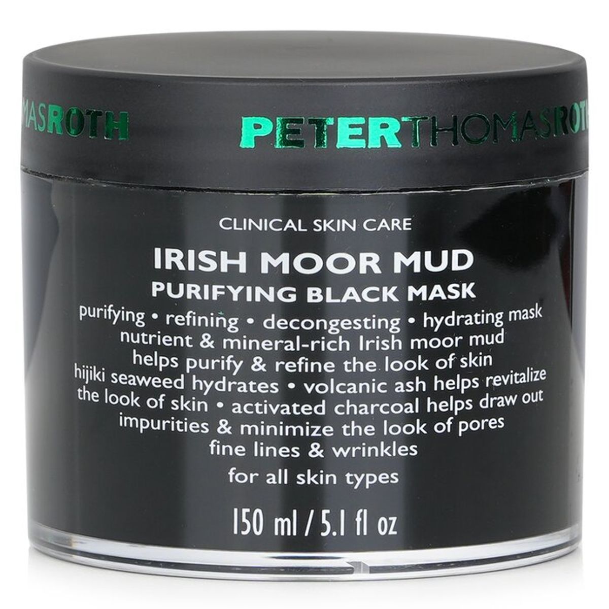 PETER THOMAS ROTH - Mascarilla Iris Moor Mud Purifying Black 150ml Peter Thomas Roth