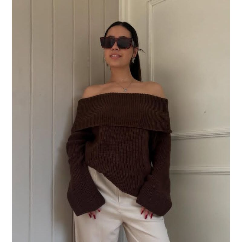 GENERICO - CHOMPA INVIERNO MANGA LARGA RAYAS MUJER