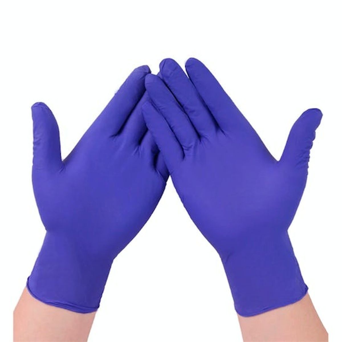 GENERICO - Guantes de Nitrilo Azul Cobalto Talla XS por 100 unidades