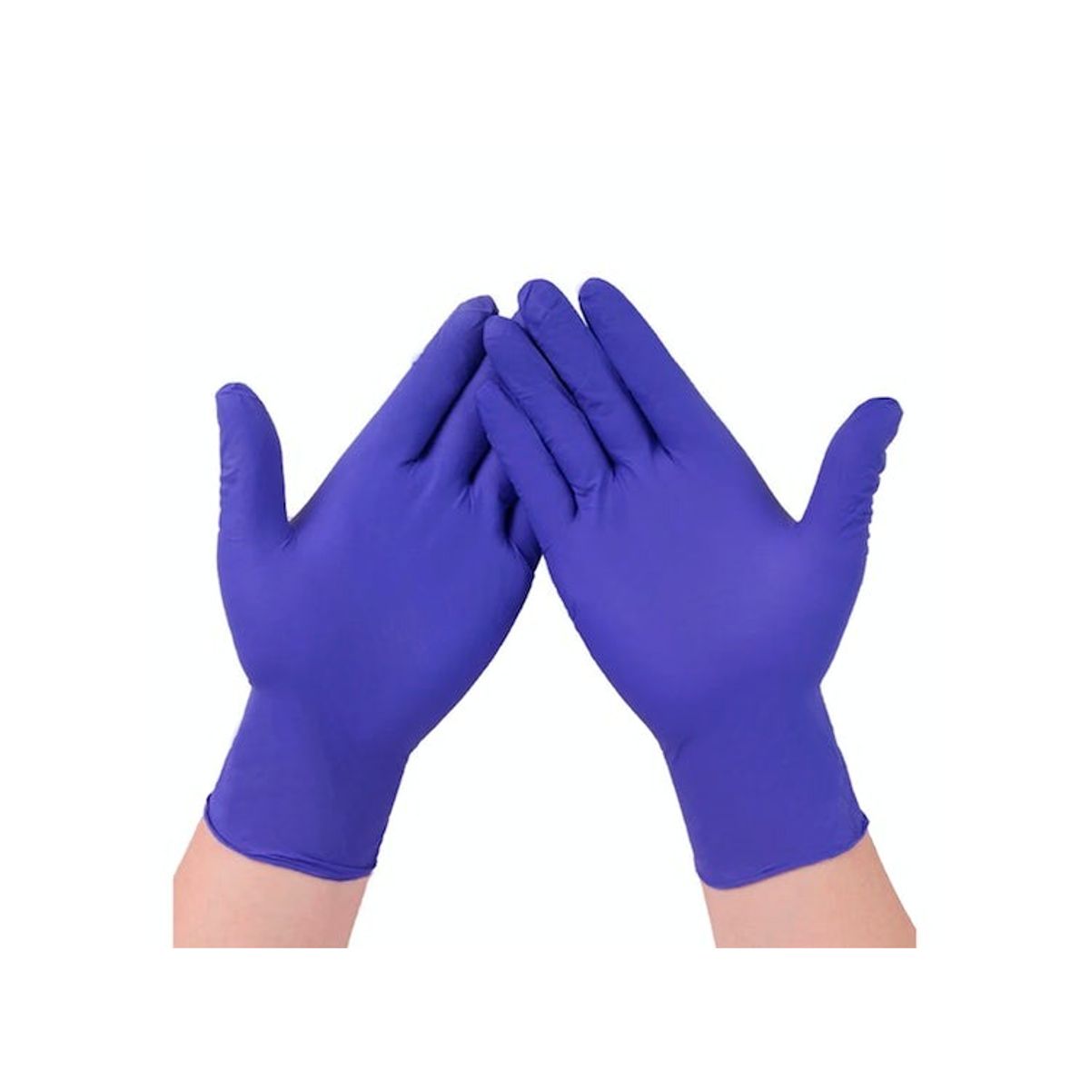 GENERICO - Guantes de Nitrilo Azul Cobalto Talla S por 100 unidades