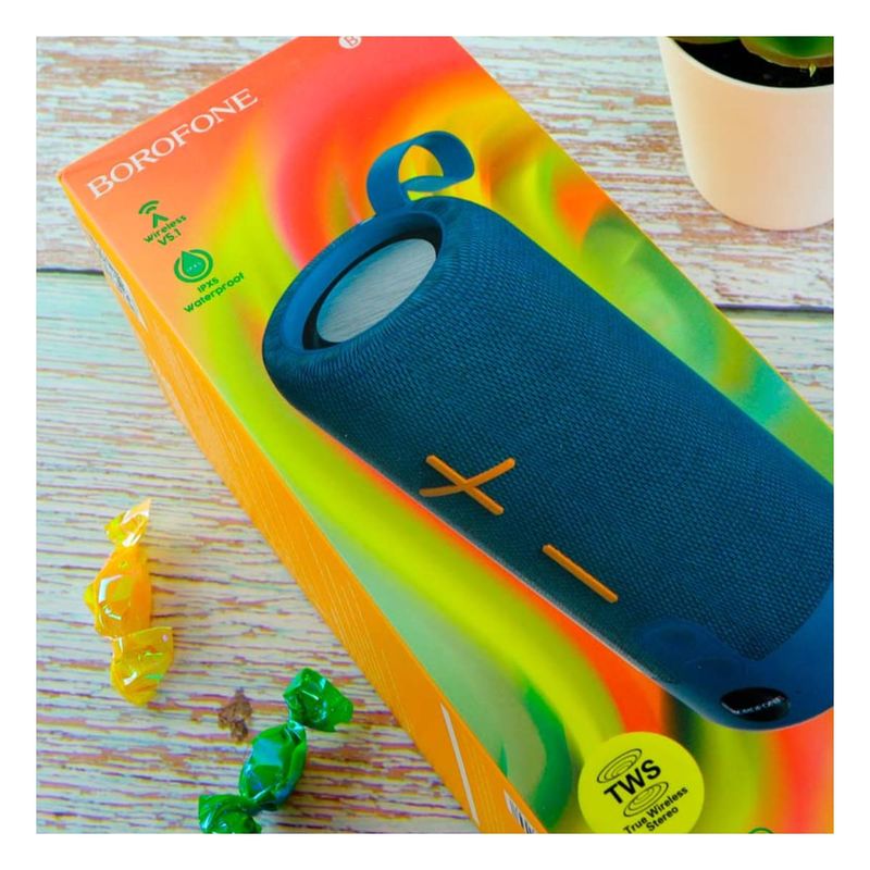 GENERICO - Pack2 Speaker Practico Estandar en Verde Y+Ligas de Regalo