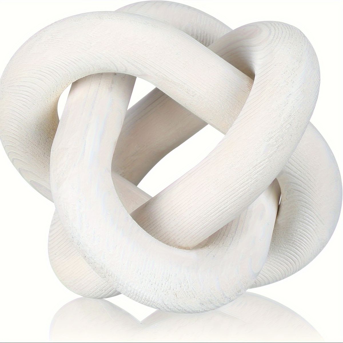 VATYERTY - Cadena de madera negra artesanal - 1 pieza bohemia