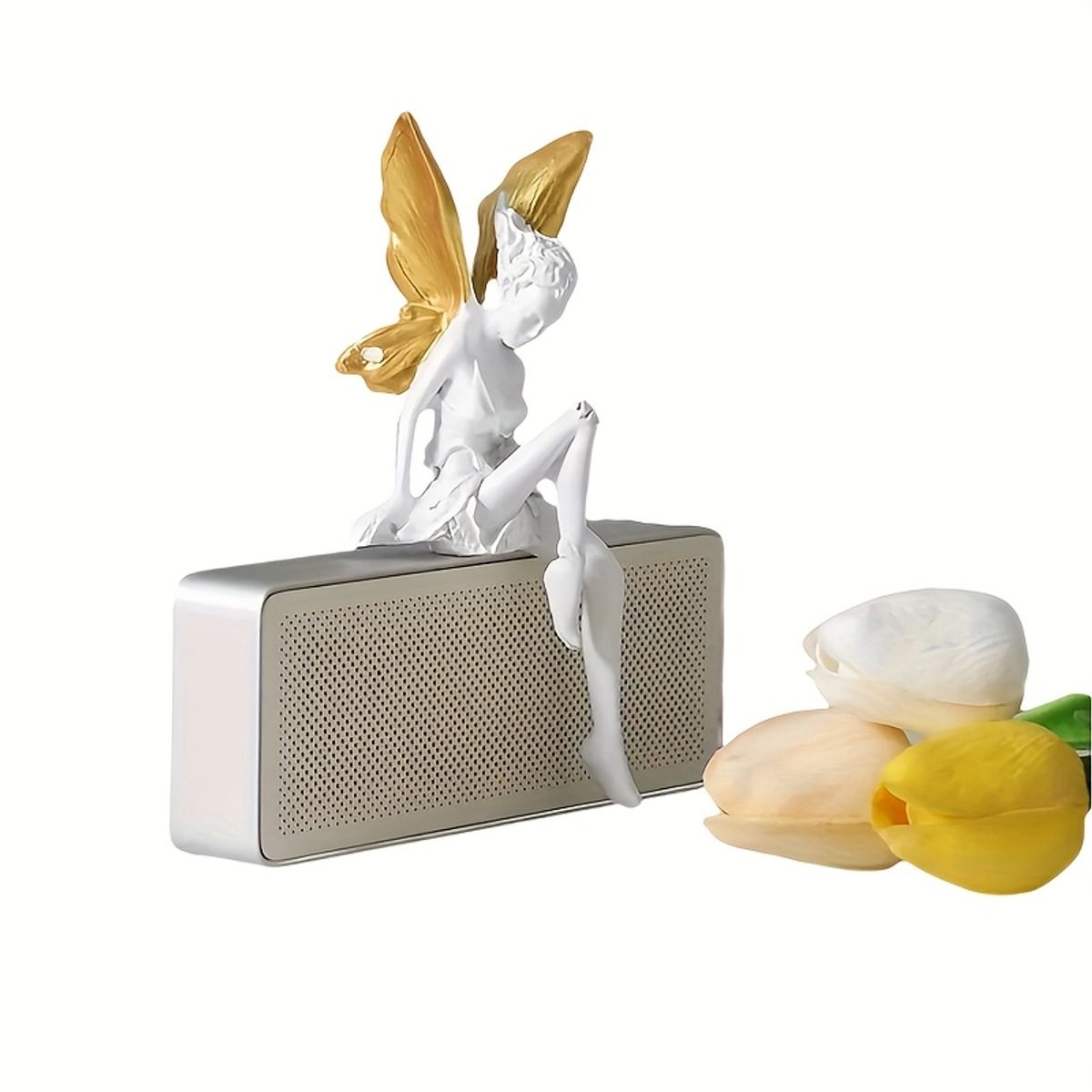 VATYERTY - Adorno creativo de resina para escritorio con hadas