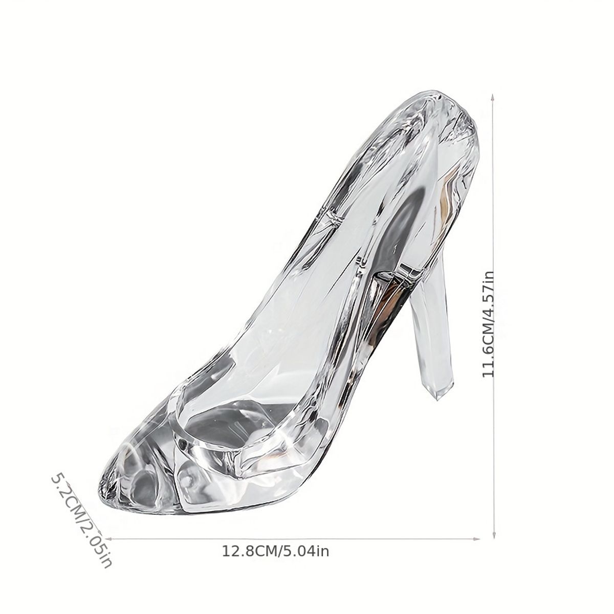 VATYERTY - Zapato de cristal acrílico para decoración del hogar Adorno