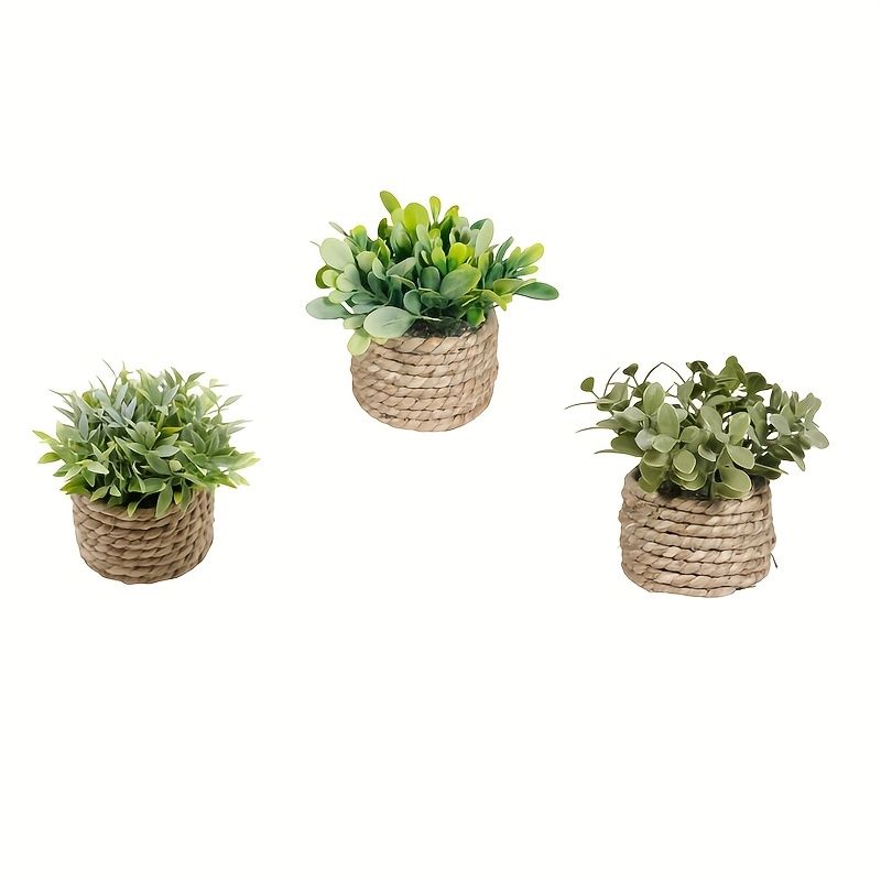 VATYERTY - Juego de 3 plantas artificiales