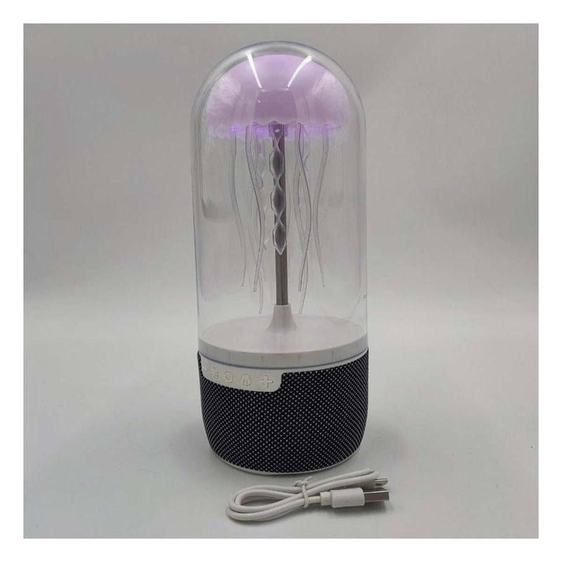 GENERICO - Pack4 Altavoz Potente Facil de Vincular de Luz Transparente