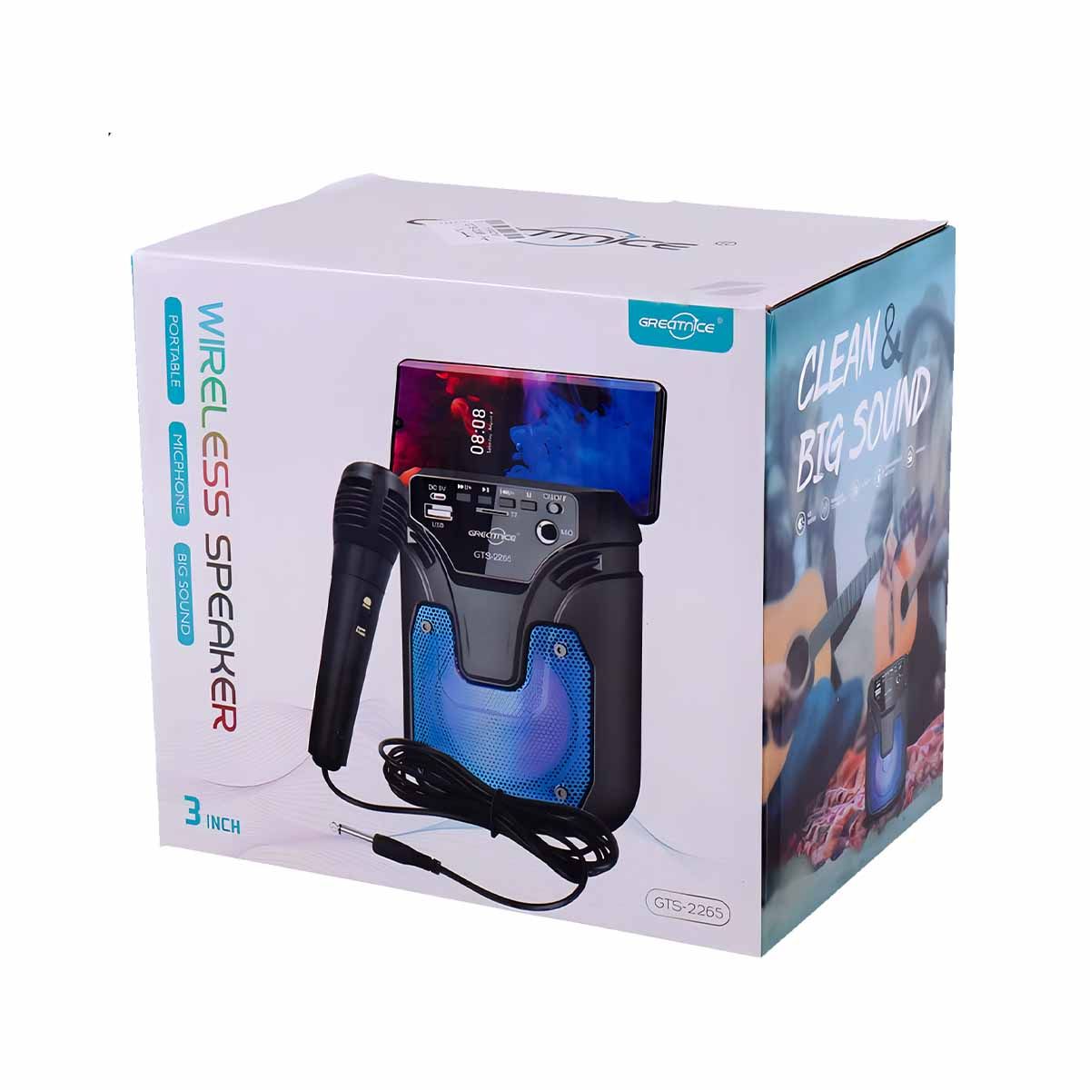 GENERICO - Pack4 Altavoz Versatil y Practico Azul Y+Regalo Stickers