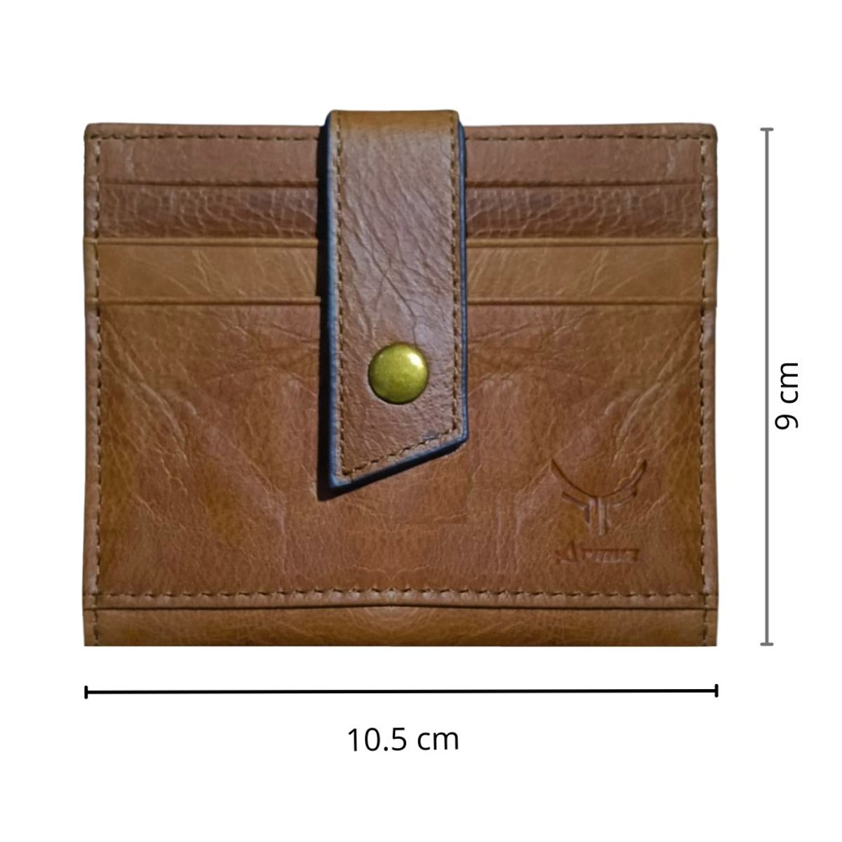 ARMUZ - Billetera y tarjetero de cuero vacuno 7459