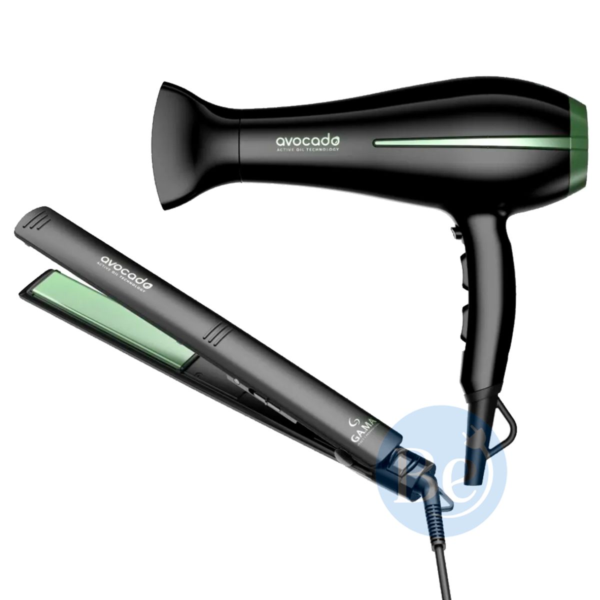 GAMA - Pack Gama Avocado Alisadora Elegance y Secador Bora de 2200 watts