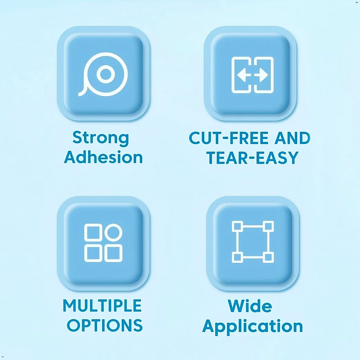 GENERICO - Organizador De Cable Cinta velcro Toocki 10 metros Rojo