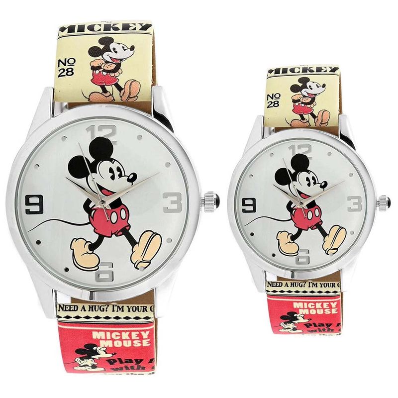 DISNEY - Relojes Disney Él y Ella Mickey Mouse Analógico Clásico - MK50014