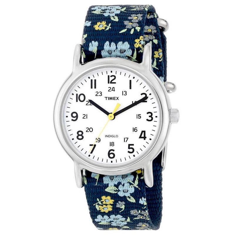 TIMEX - Reloj Mujer TIMEX Weekender Analógico Indiglo Correa Nylon - T2P370