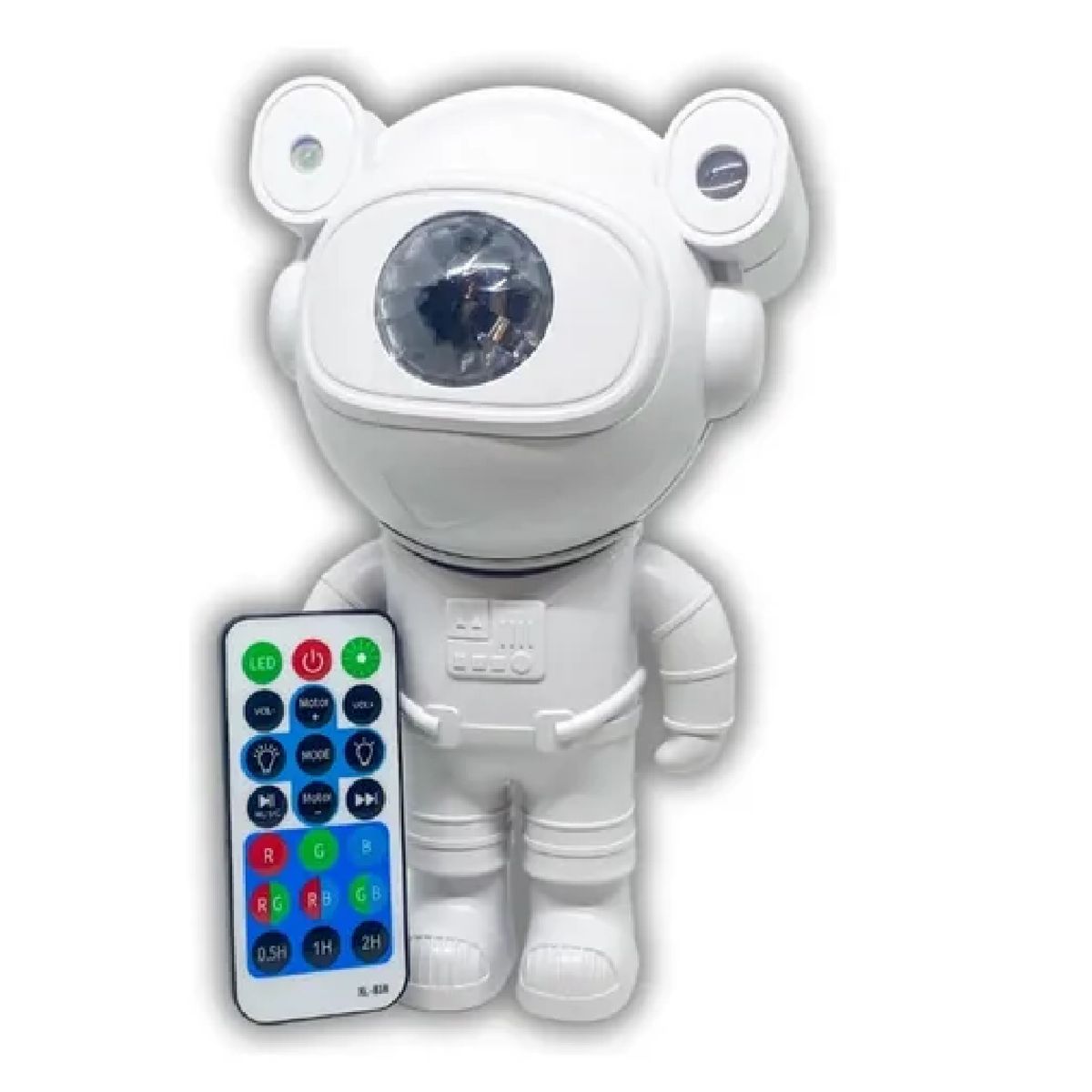 GENERICO - Parlante Proyector Laser De Astronauta Galaxia + Control