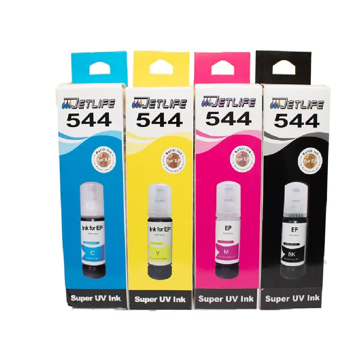 JETLIFE - KIT DE TINTA COMPATIBLE JETLIFE 544 X4 CMYBK
