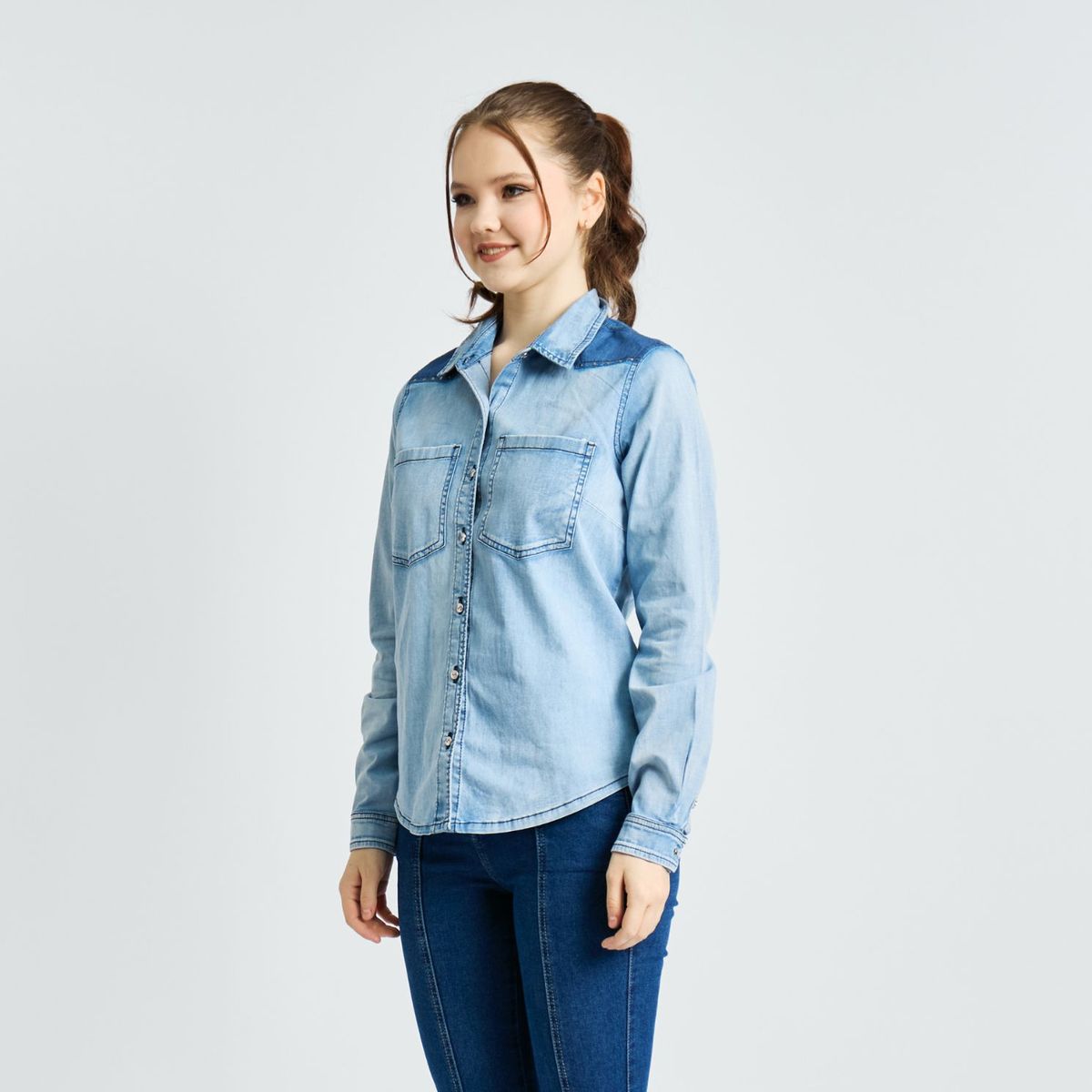 PARADA 111 - BLUSA DENIM MUJER PARADA111 GALILEA