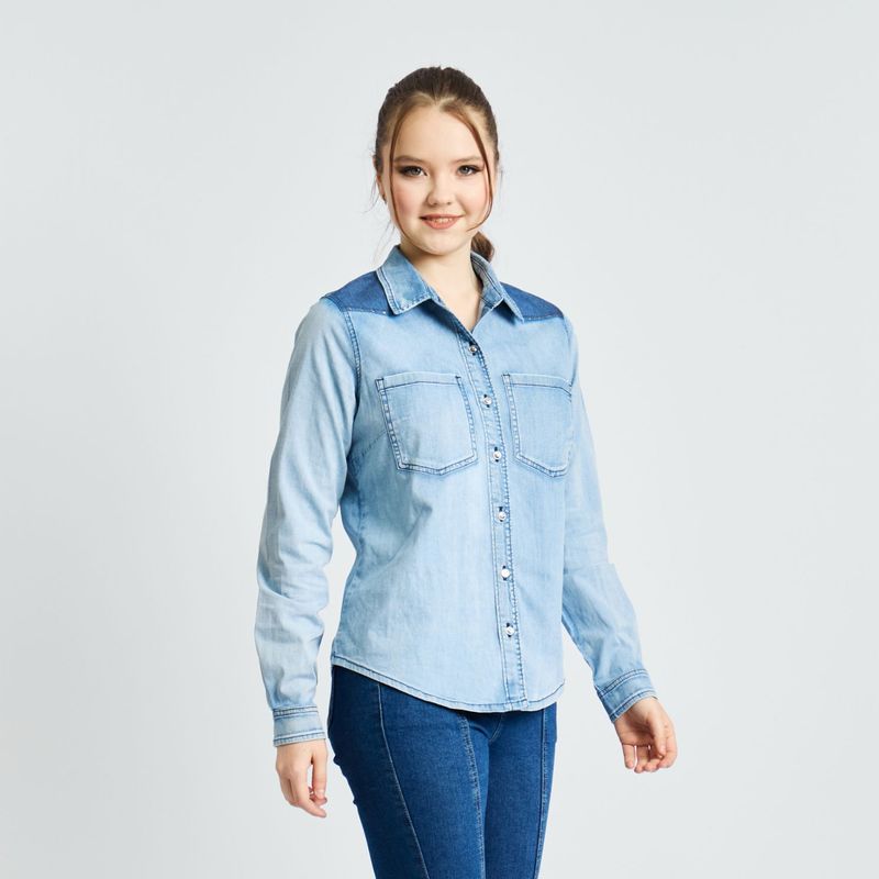 PARADA 111 - BLUSA DENIM MUJER PARADA111 GALILEA
