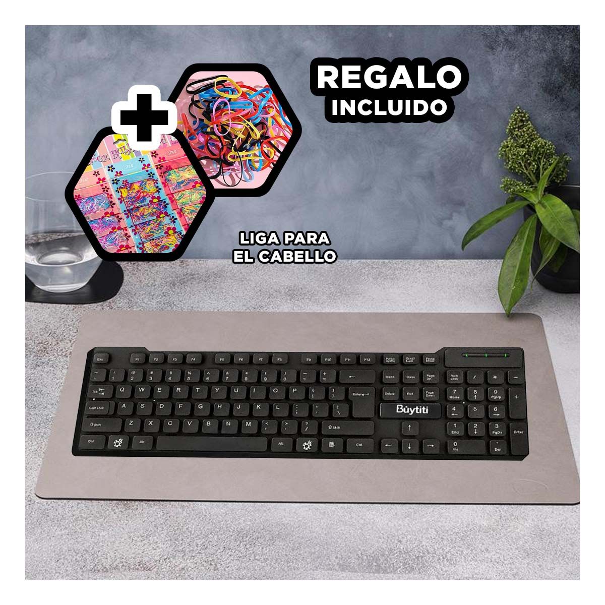 GENERICO - Pack12 Dispositivo de Escritura en Negro Y+Ligas de Regalo