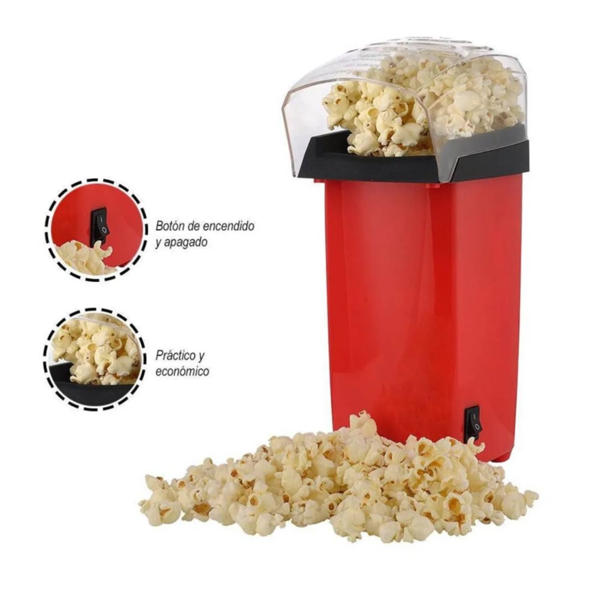 GENERICO - Máquina Pop Corn Cine en Casa