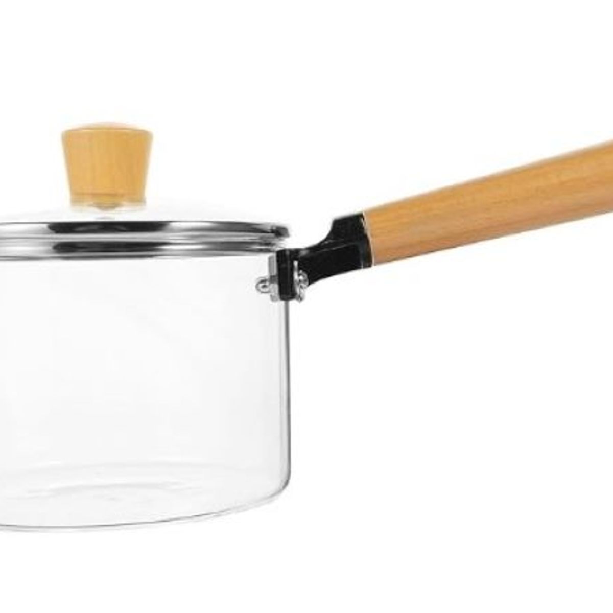GENERICO - Olla cacerola Vidrio Borosilicato 3.5 L