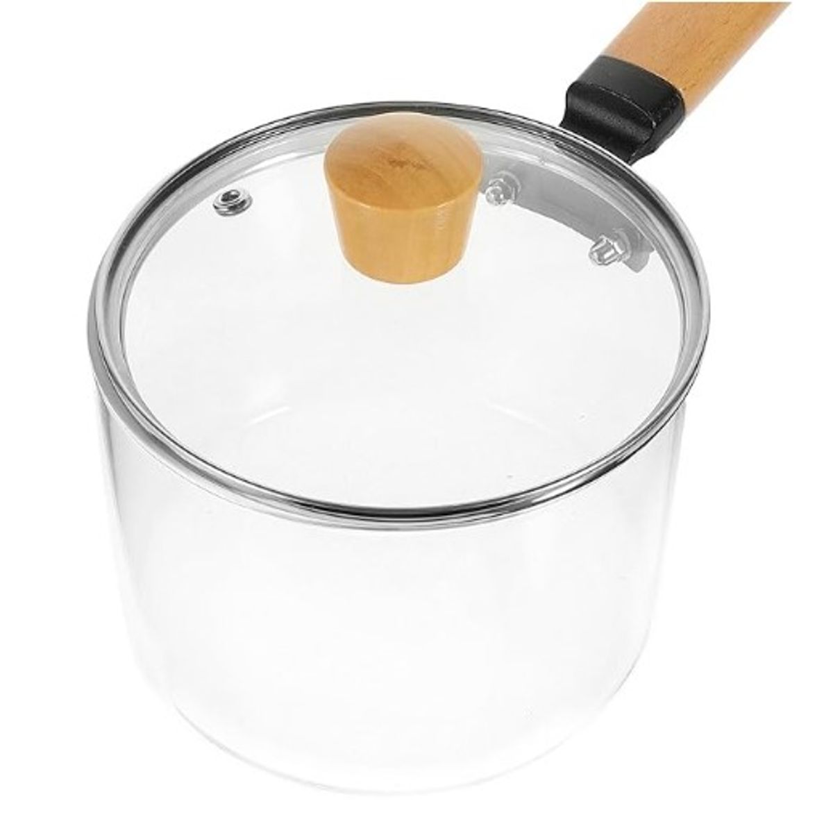 GENERICO - Olla cacerola Vidrio Borosilicato 3.5 L