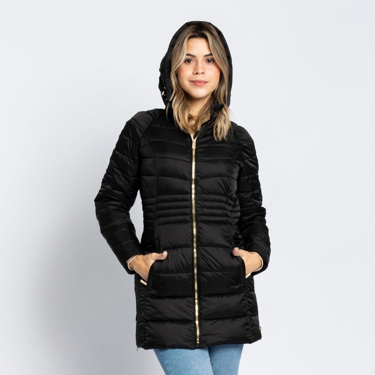 PARADA 111 - CHAQUETA C CAPUCHA MODA MUJER PARADA111 IRIS