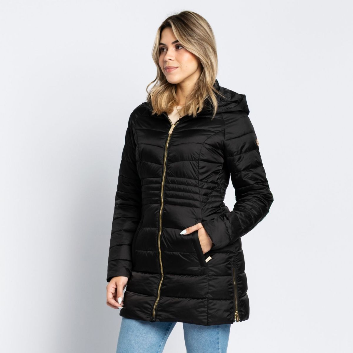 PARADA 111 - CHAQUETA C CAPUCHA MODA MUJER PARADA111 IRIS