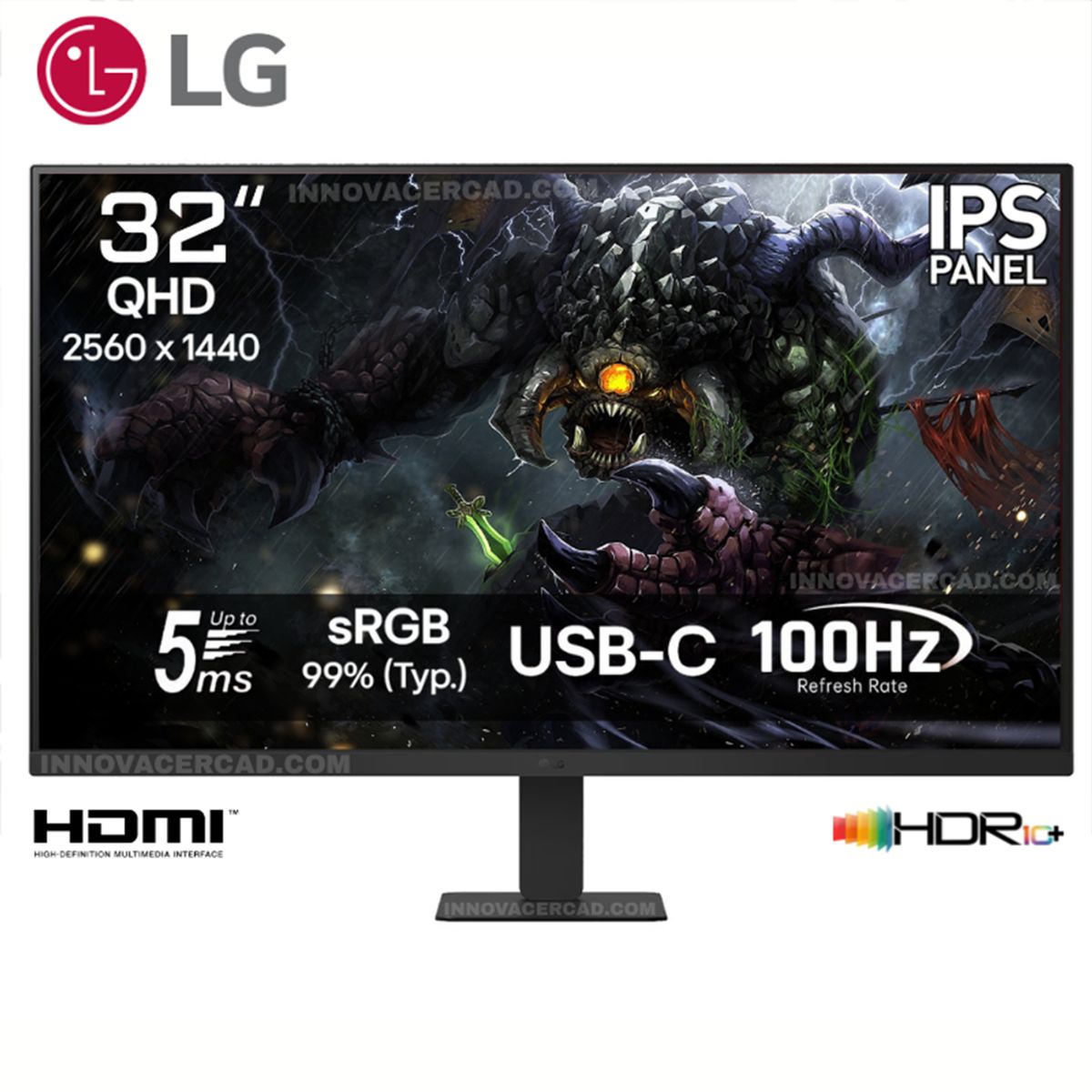 LG - Monitor LG 32U631A-B 32 IPS QHD 100Hz 5ms USB-C