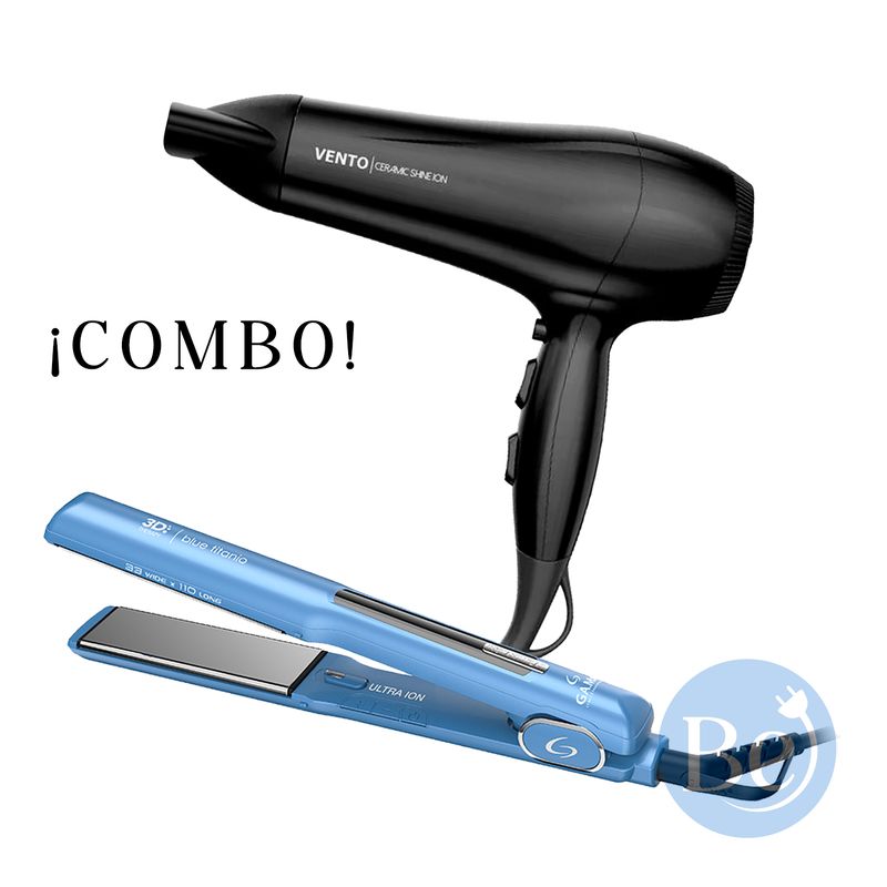GAMA - Combo Gama Alisadora Starlight BECHS0000002439 y Secador Vento