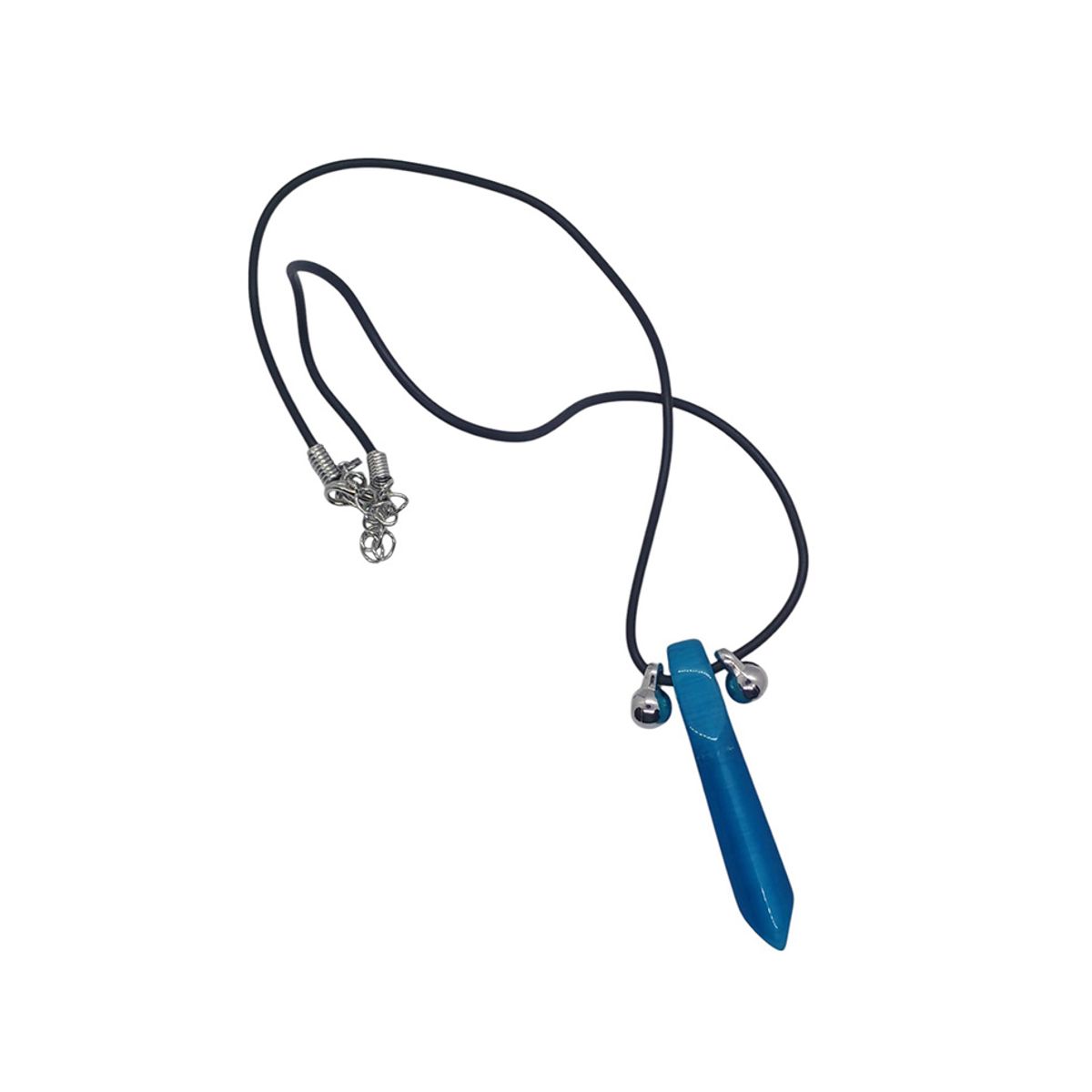 GENERICO - Collar de cristal de Anime Cosplay para niños - Azul