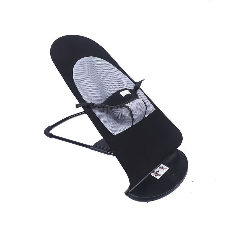 VOLTERETAS - Silla Mecedora 4 Niveles Ajustables Negro Para Mascotas