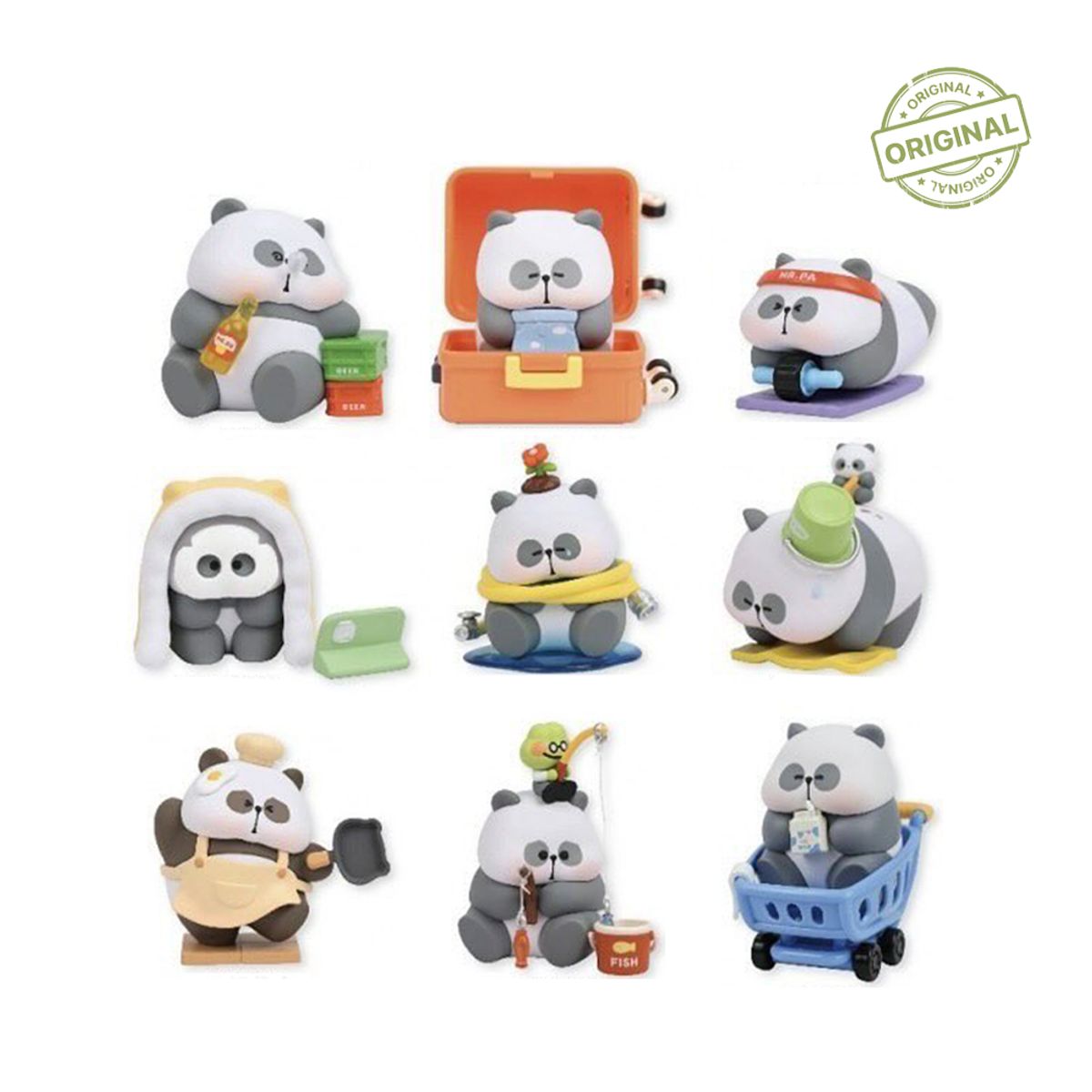 DISEÑO ORIGINAL - Blind Box MrPa No Work Today Series