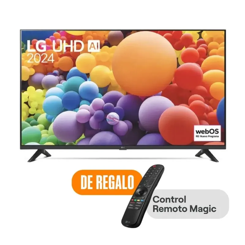LG - Televisor LG 43" 4k UHD Smart TV 43UT7300PSA + Control  Magic
