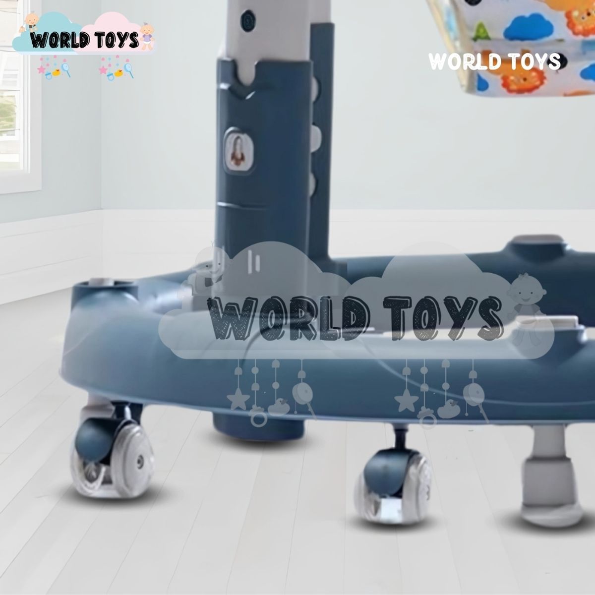 BABY - Andador Regulable con Bandeja Didáctico «SPACE» Blue