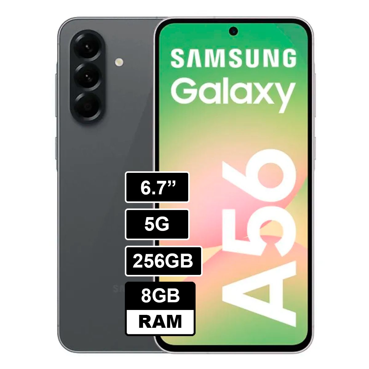 SAMSUNG - Celular Samsung Galaxy A56 5G 256GB 8GB RAM NEGRO