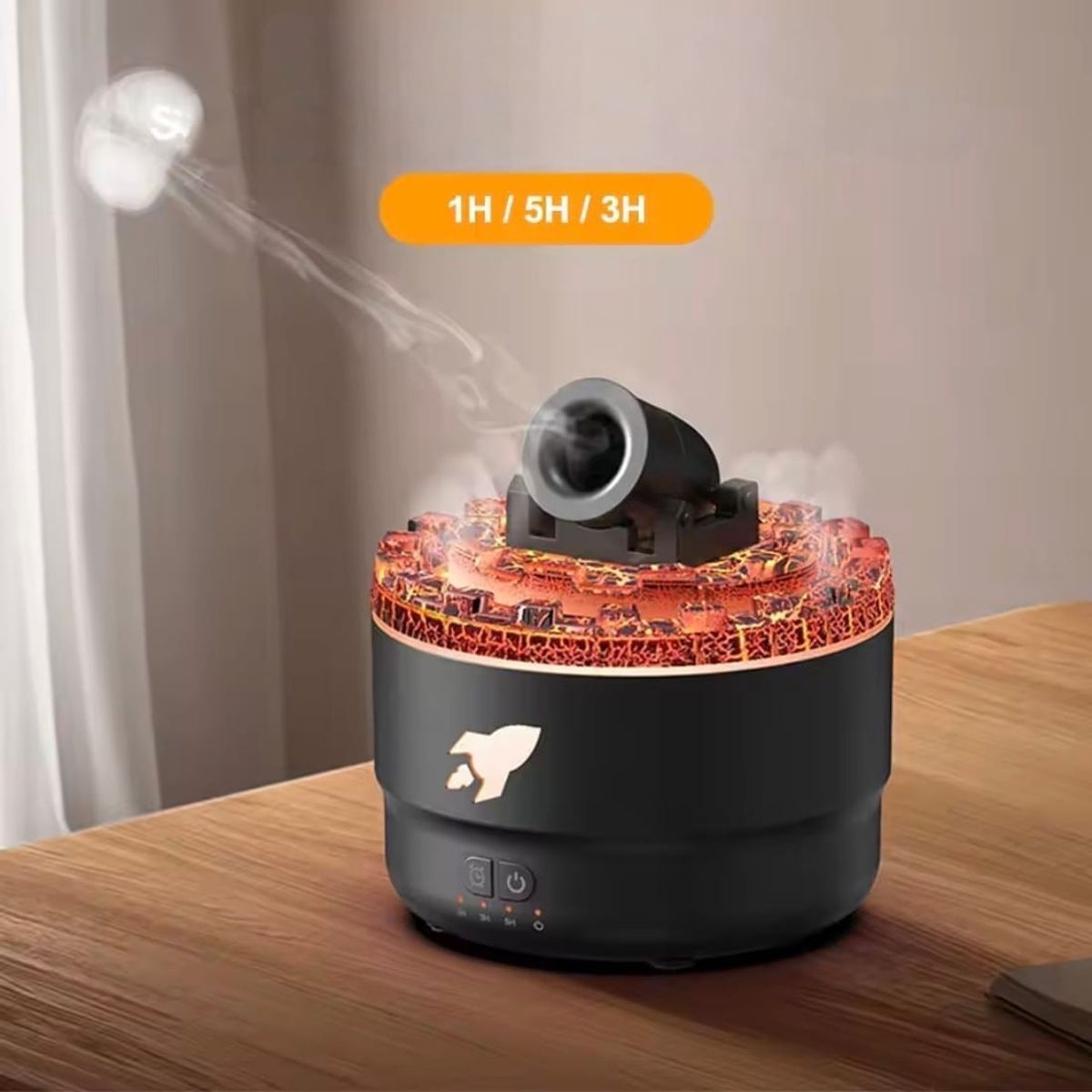 GENERICO - Humidificador de Aroma Diseño Cañón