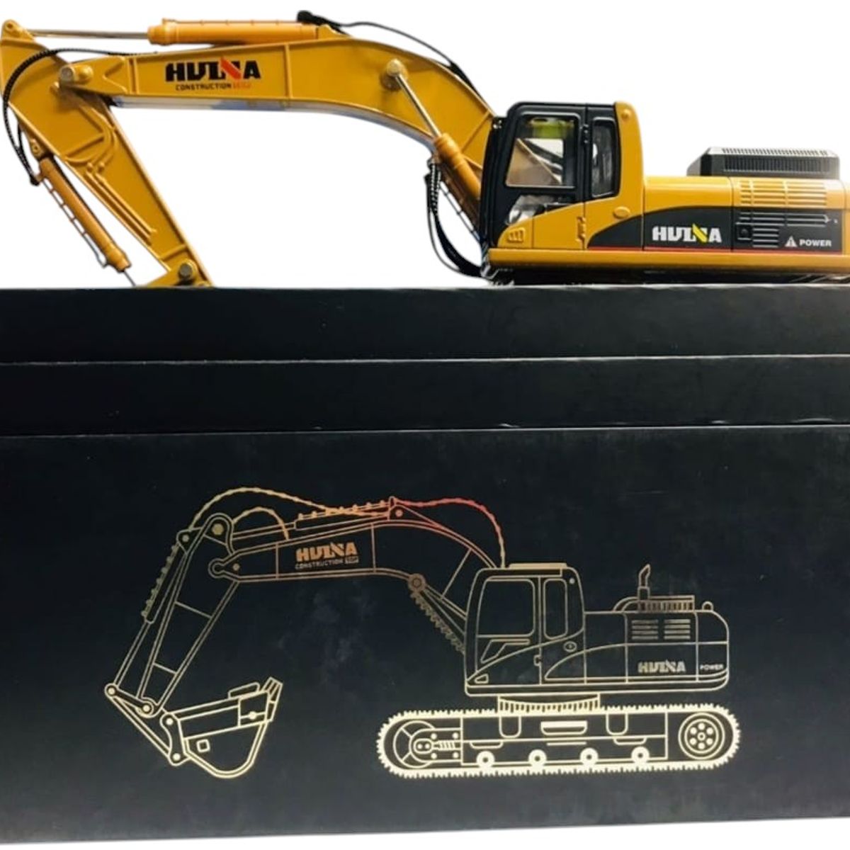 HUINA - EXCAVADORA ESTATICA EDICION COLECCIONISTA PREMIUN