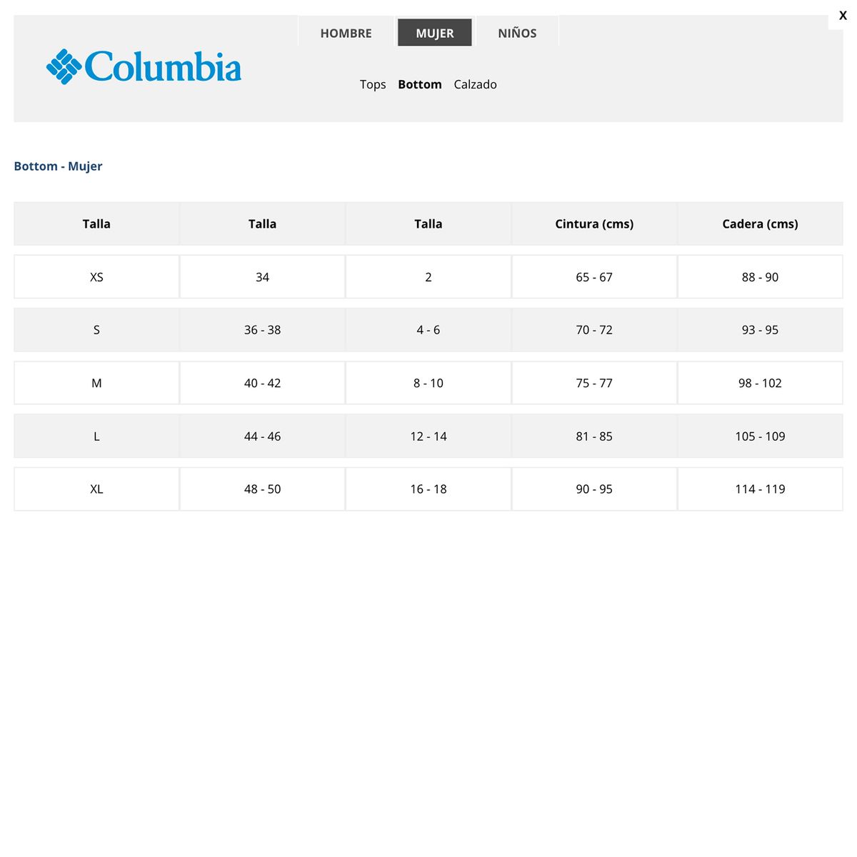 COLUMBIA - Pantalón Columbia Mujer Brea Falls Azul COLUMBIA