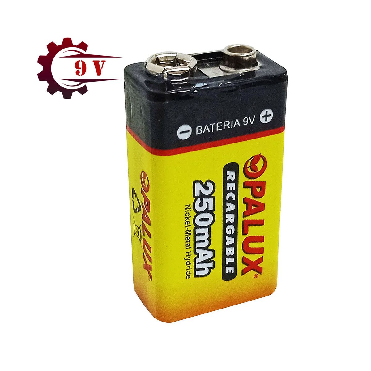 OPALUX - Batería Recargable 9V 250mah OPALUX